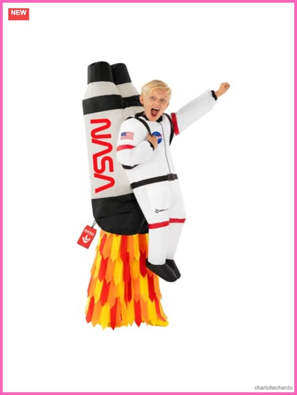 Kids Inflatable Rocketship Costume One Size